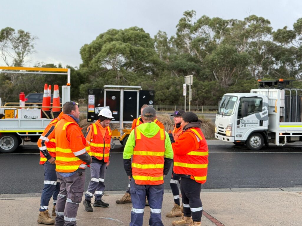 Road workers