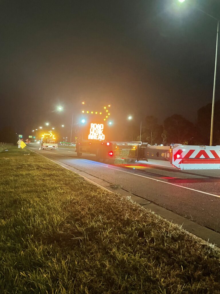 Innovative Barleys Traffic Management Blade Truck Mounted Attenuator TMA Melbourne Australia