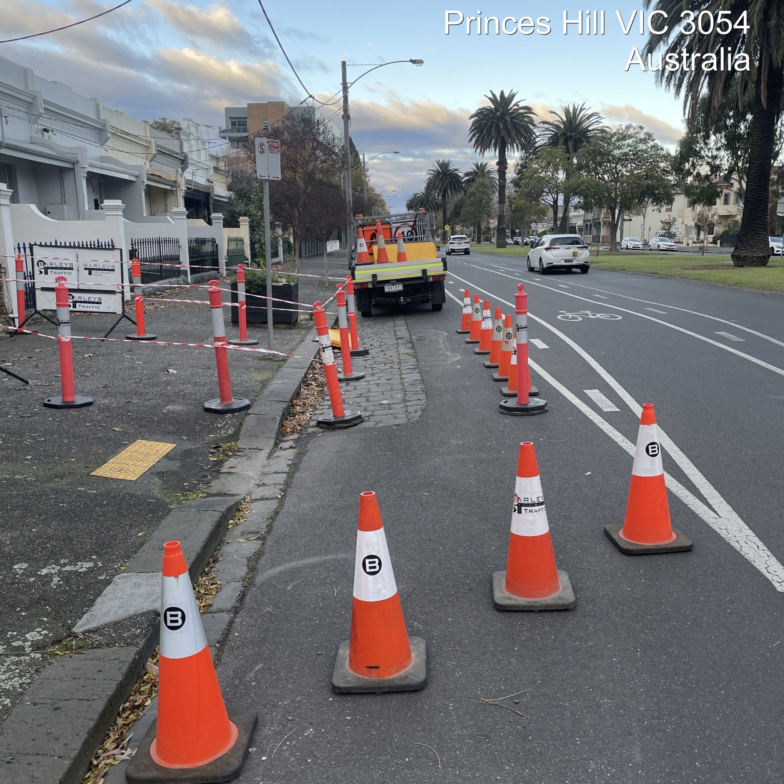 Temporary pedestrian walkway installed by Barleys Traffic Management in Melbourne Australia Barleys Traffic|Traffic Equipment Hire in City of Hume