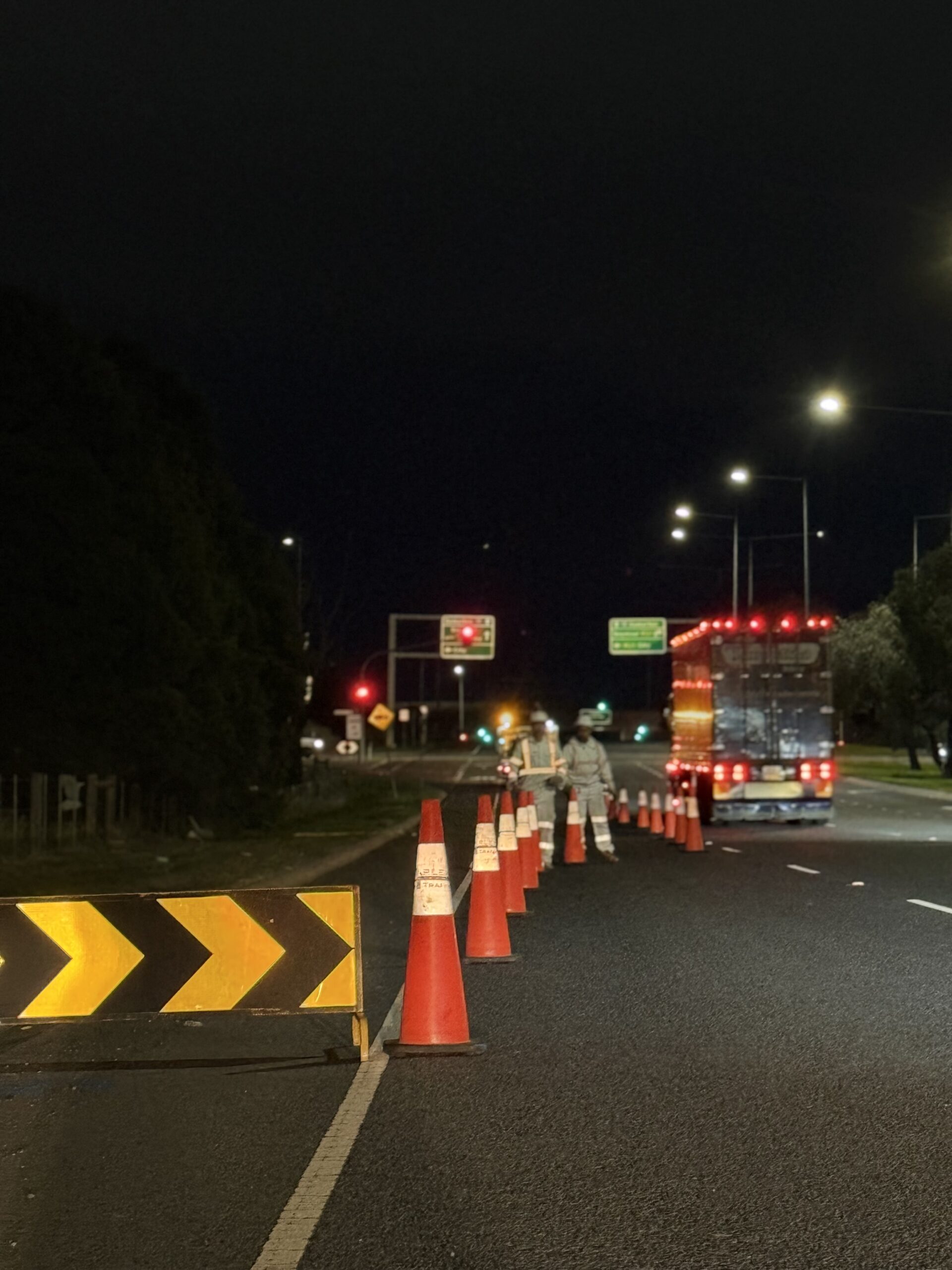 Traffic Management Taper Installation Melbourne Australia Barleys Traffic|Traffic Management Training in City of Whittlesea