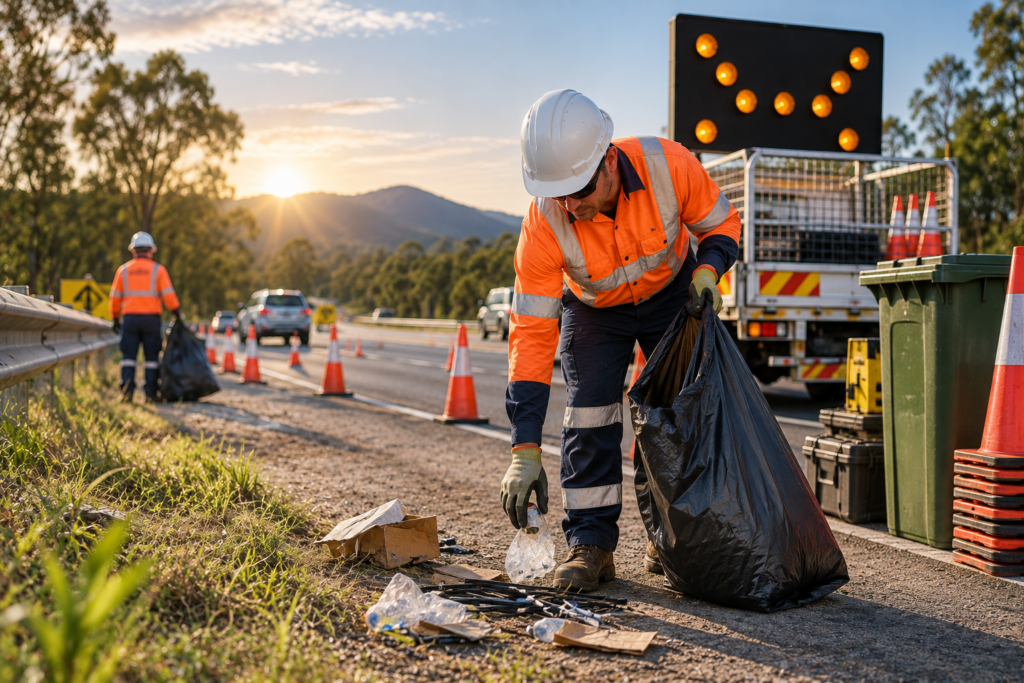 Barleys Traffic | Waste Management on Site