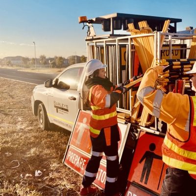 Traffic controllers with Traffic Ute