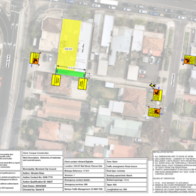 Major Projects Traffic Control